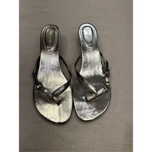 Studio H02 silver flats.  Size 10.